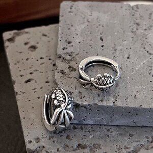 Silver Geometric Earrings